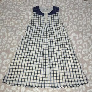 Madewell Sleeveless Embroidered Plaid Dress – XS